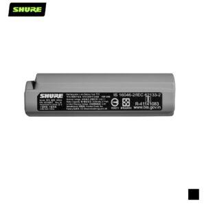 Shure SB904 Battery for GLXD+ Lithium-ion, 3.6V, 2’420mAh, 8.71Wh, black