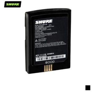 Shure SB910M Batterie pour ADX1M Lithium-ion, 3.7V, 1’150mAh, noir