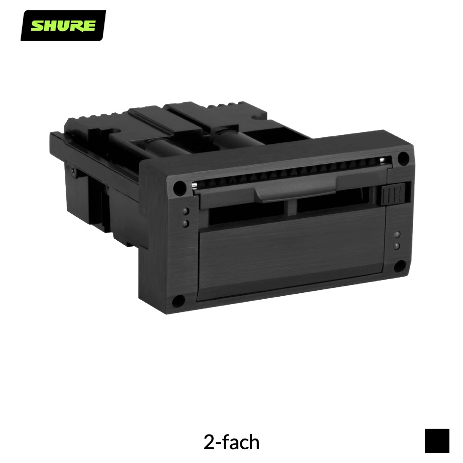 Shure SBC-AX Lademodul für SB900C | 2-fach, schwarz