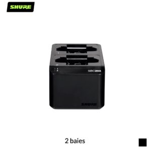 Shure Chargeur USB SBC203-E pour batteries SB903 | 2 baies, noir