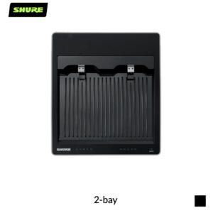 Shure SBC250-E Network-Enabled Charging Station for ULXD6, ULXD8 | 2-bay, black