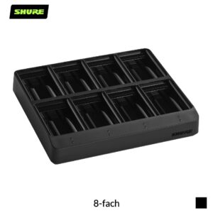 Shure SBC80-903-E Ladegerät für SB903 Akkus | 8-fach, schwarz