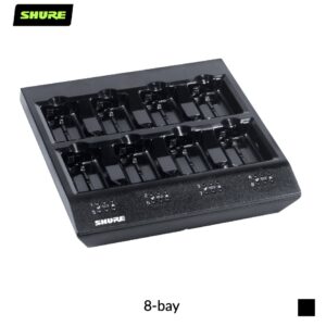 Shure SBC800-E Charger for SB900B Batteries | 8-bay, black