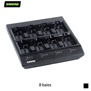 Shure SBC800-E Chargeur pour batteries SB900B | 8 baies, noir