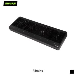 Shure SBC441 Station de recharge compatible réseau pour SB910, SB920 | 8 baies, noir
