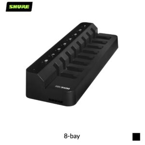 Shure SBC840M-E Charging Station network-ready for SB910M | 8-bay, black