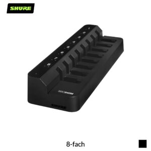 Shure SBC840M-E Ladestation netwerkfähig für SB910M | 8-fach, schwarz
