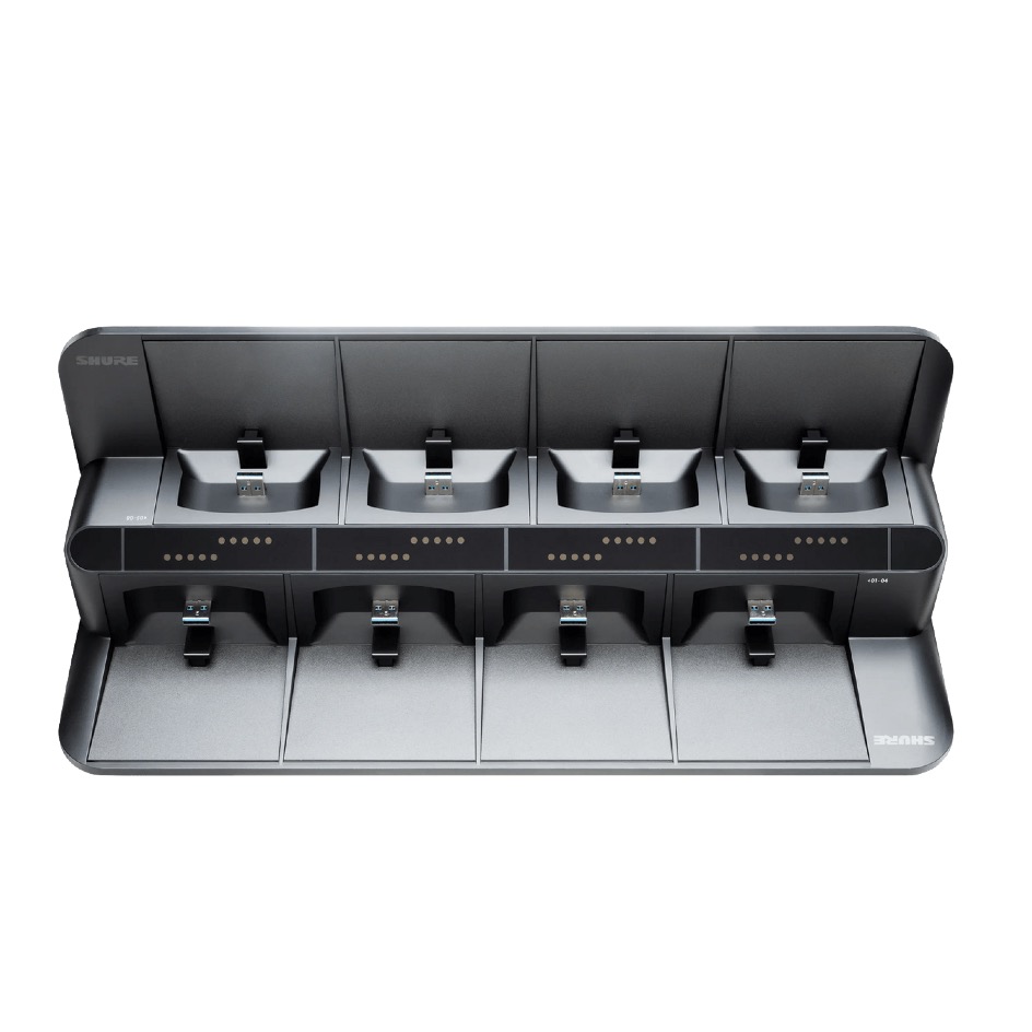 Shure SBC850-E Ladestation netwerkfähig für ULXD6, ULXD8 | 8-fach, schwarz – Bild 2