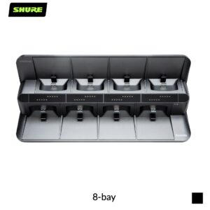 Shure SBC850-E Network-Enabled Charging Station for ULXD6, ULXD8 | 8-bay, black
