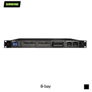 Shure SBRC-E Charging Station | 8-bay, 19", 1U, black