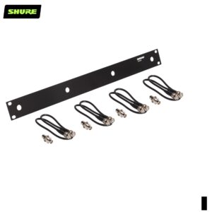 Shure UA440 Antennen-Frontmontage Set 4x Antenne, 19", 1HE, schwarz