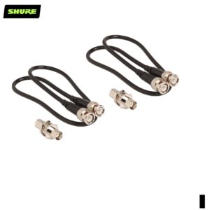 Shure UA600 Antennen Frontmontage Kabel Set, schwarz