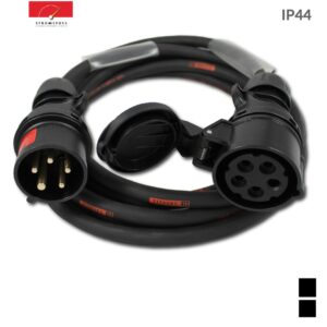 Stromstoss Kabel CEE16-5 PCE black, Screw contact, TITANEX 5G2.5, black