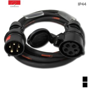 Stromstoss Kabel CEE16-5 PCE noir, Contact à vis, TITANEX 5G2.5, noir