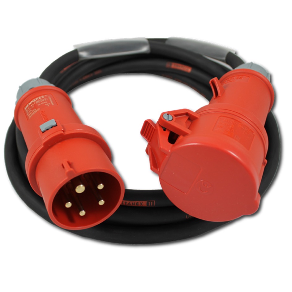 Stromstoss Kabel CEE32-5, TITANEX 5G6, schwarz – Bild 2