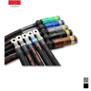 Stromstoss Jeu de câbles de raccordement Cosse tubulaire M10 » POWERLOCK 400A, H07RN-F 5x1x150mm2, noir