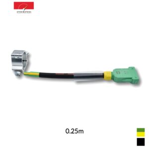 Stromstoss Erdungskabel Han GND, TITANEX 1X25mm2, schwarz, 0.25m