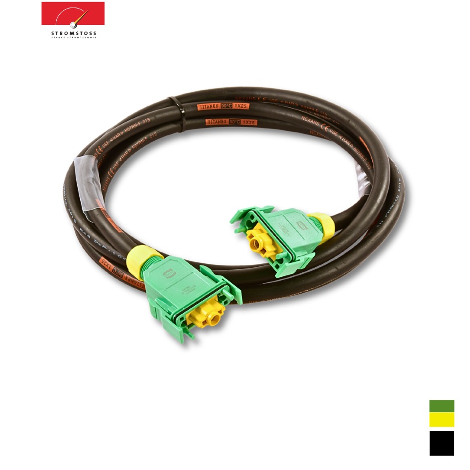 Stromstoss Earthing cable Han GND, TITANEX 1X25mm2, black