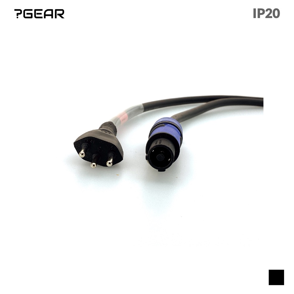 ? Gear Cable T12 » PowerCON blue, H07RN-F 3G1.5, black