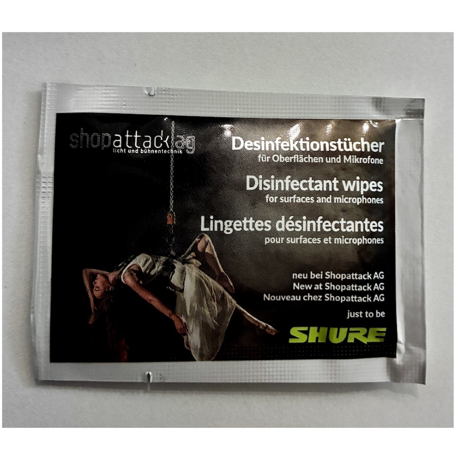 ? Gear Disinfectant wipes for surfaces and microphones | 3.5ml, PU 1 - Image 2