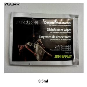? Gear Lingette désinfectante pour surfaces et microphones | 3.5ml, UE 1