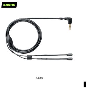 Shure EAC64BKS Câble de rechange pour écouteurs pour SE846, noir | 1.62m