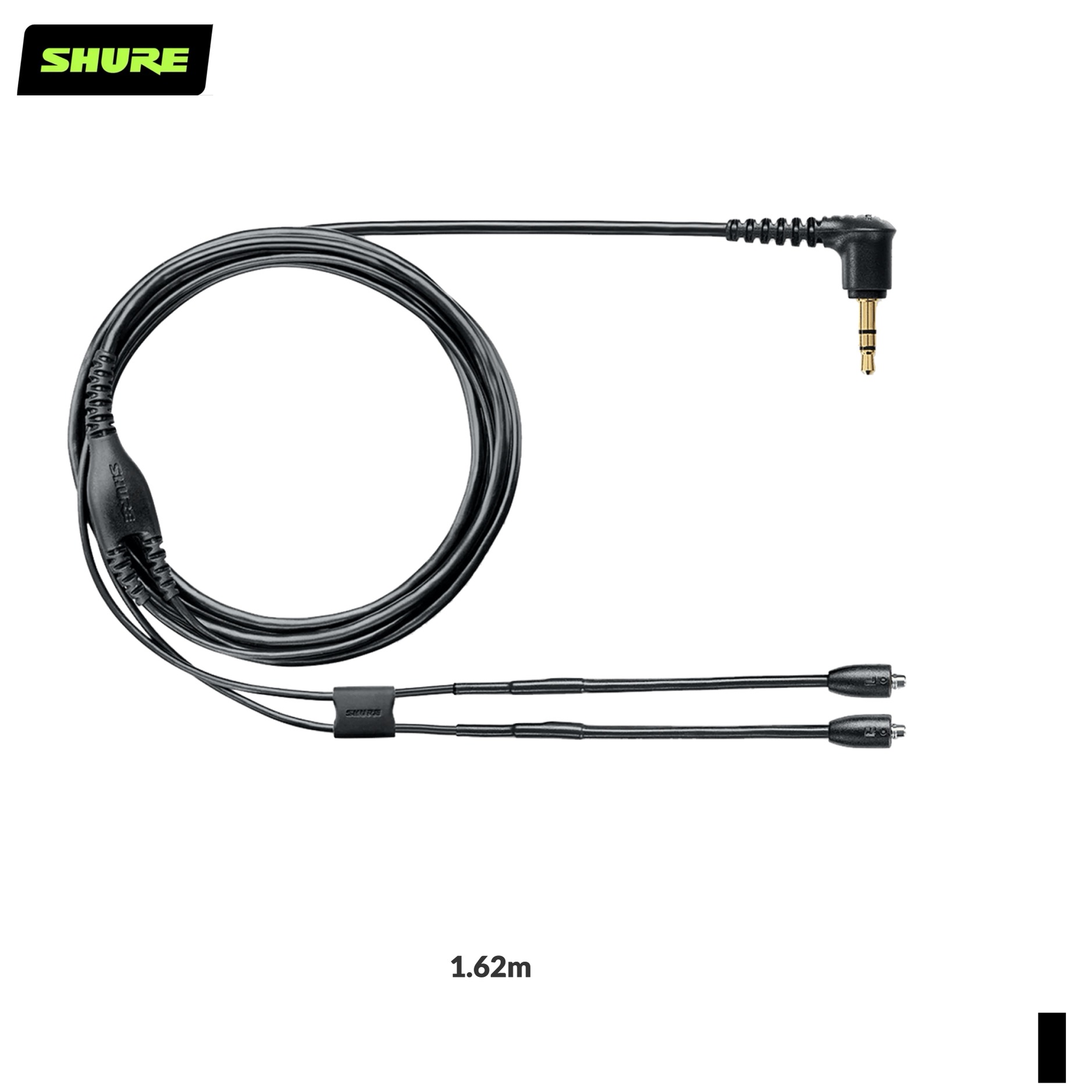 Shure EAC64BKS Earphone Replacement Cable for SE846, black | 1.62m