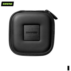 Shure EASQRZIPCASE-BLK SQUARE ZIPPER EARPHN POUCH-BLACK, black