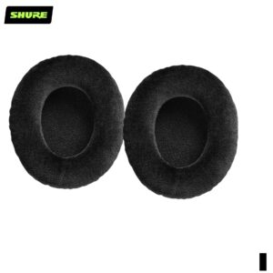 Shure HPAEC1840 Coussinets d'oreille de rechange en velours pour SRH1840, UE 2, noir