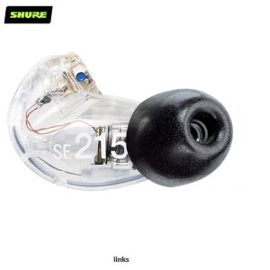 Shure SE215-CL-LEFT Ersatz-Ohrhörer SE215 | links, transparent