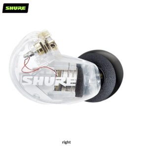 Shure SE215-CL-RIGHT Replacement Earbuds for SE215 | right, transparent