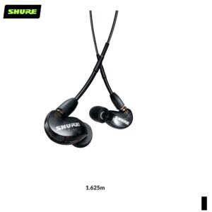 Shure SE215-K-EFS, Earphones Professional Sound™ MMCX SE215, black | 1.625m