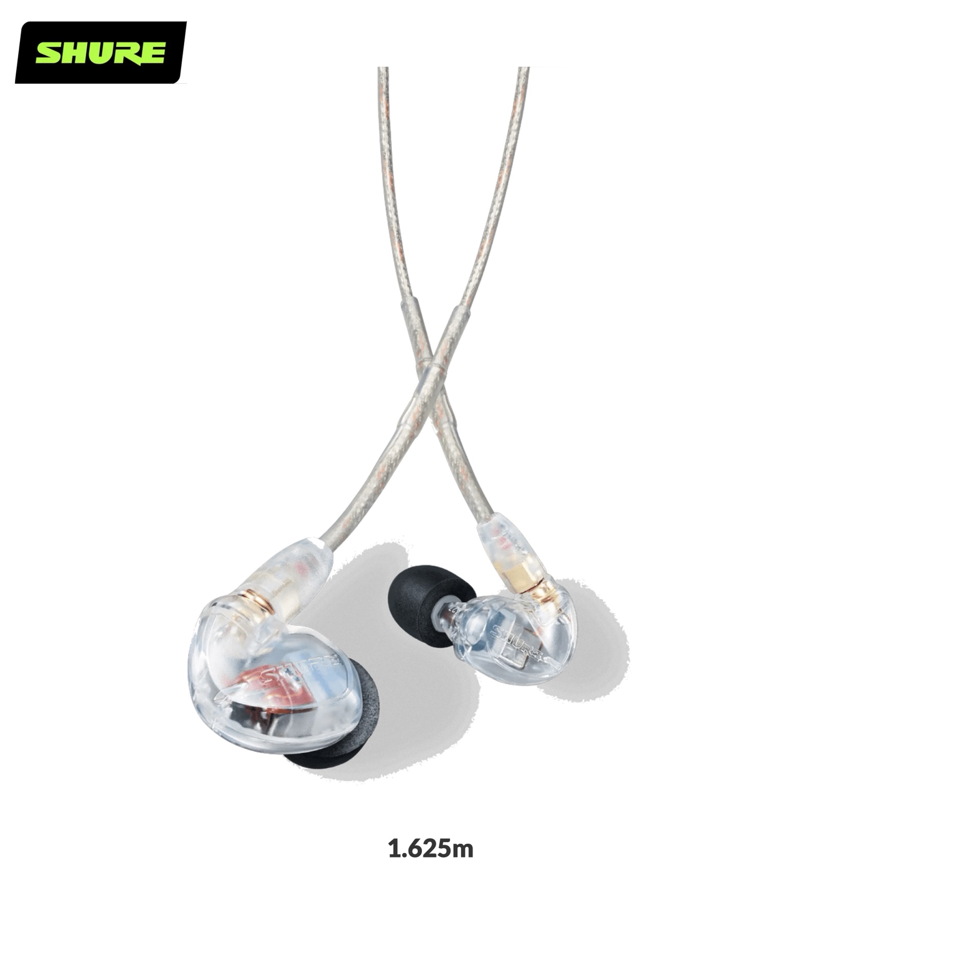 Shure SE425-CL-EFS, Earphones Professional Sound Isolating™ MMCX SE425, transparent | 1.625m