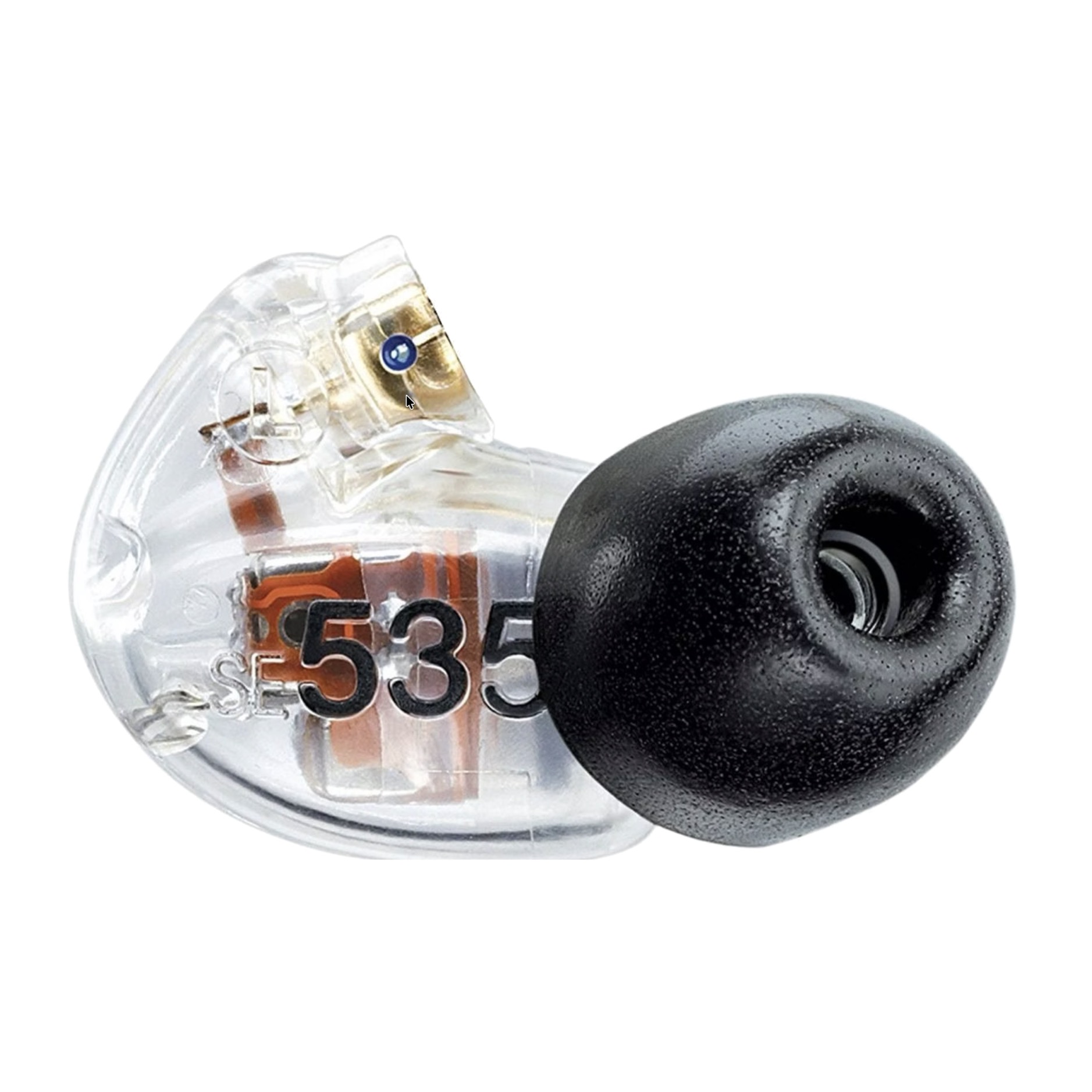 Shure SE535-CL-LEFT Ersatz-Ohrhörer SE535 | links, transparent – Bild 2
