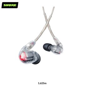 Shure SE846G2CL-EFS, Ecouteurs Professionel Sound Isolating™ MMCX SE846 , transparente | 1.625m