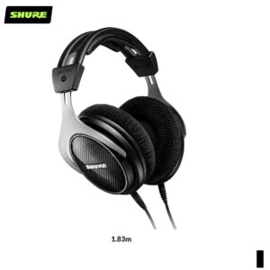 Shure SRH1540-BK Casque professionnel FERMÉ, noir | 1.83m
