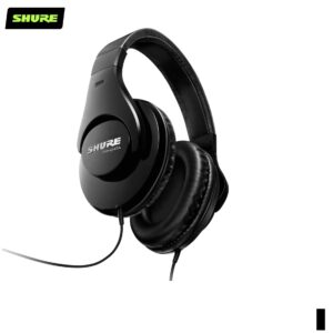 Shure SRH240A-BK-EFS Professional closed-back headphones, black