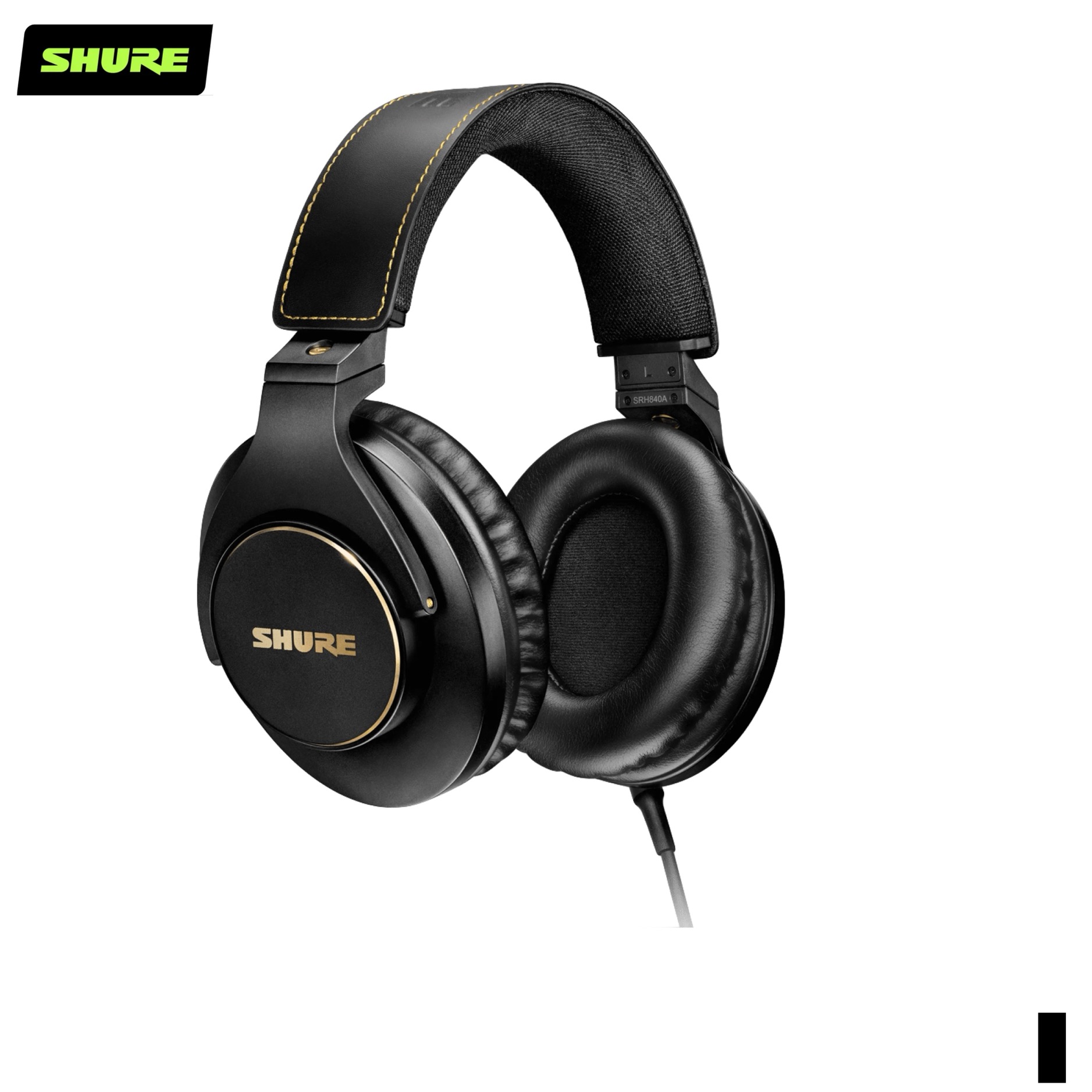 Shure SRH840A-EFS Professional Studio Headphones, black